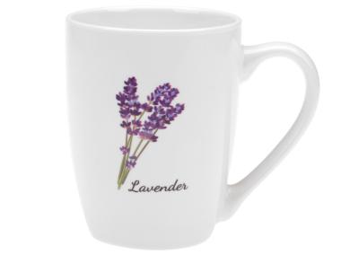 Zdjęcie: Kubek Prowansja 320 ml z porcelany New Bone 81473 Lavender RAVI