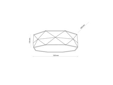 Zdjęcie: Lampa wisząca Kantoor 4 Pł 1566 gray TK LIGHTING
