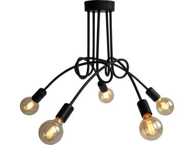 Zdjęcie: Lampa wisząca 5-punktowa Spin czarna LIGHT-PRESTIGE