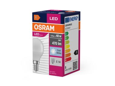 Zdjęcie: Lampa LED Value Classic P 4,9 W 840 Frosted E14 OSRAM