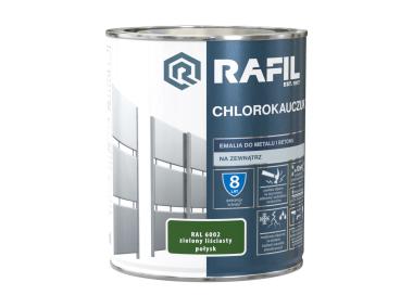 Zdjęcie: Emalia chlorokauczuk zielony liść RAL6002 0,75L RAFIL