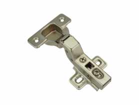 Zawias meblowy puszkowy hydrauliczny 35 wygięty 15 drzwi wpuszczane METRO