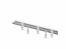 Szyna aluminiowa slim 2-torowa 200 cm biała set Z MARDOM