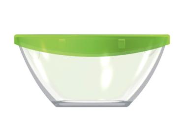Zdjęcie: Salaterka Keep N Bowl 23 cm z zieloną pokrywką LUMINARC