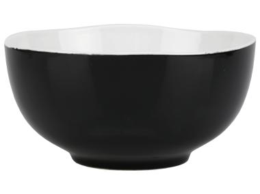 Zdjęcie: Salaterka Etna 16 cm, 800 ml z porcelany New Bone wzór Black DECOR