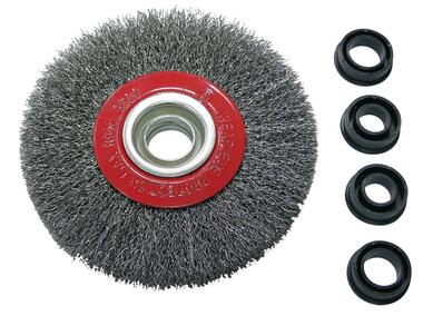 Zdjęcie: Szczotka tarczowa z drutu stalowego falistego 125 mm PROLINE