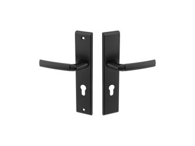 Zdjęcie: Klamka zewnętrzna Fudzi 72 WKL czarny mat prawa GAMAR