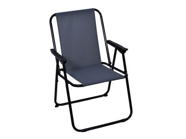 Zdjęcie: Krzesełko turystyczne wysokie grafitowe OŁER