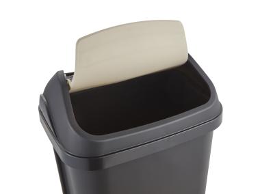 Zdjęcie: Kosz na śmieci z obrotową pokrywą Swantje 10 L grafit KEEEPER