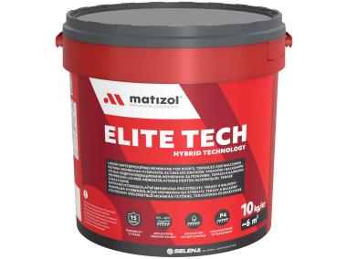 Zdjęcie: Membrana hydroizolacyjna płynna do dachów, tarasów i balkonów Elite Tech 10 kg szary MATIZOL
