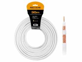 Kabel koncentryczny RG6U PCC113-30 CU+CU+CU HD 30 m LIBOX