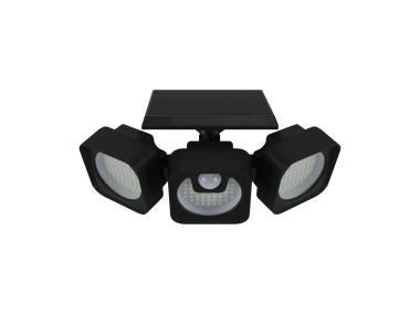 Zdjęcie: Naświetlacz solarny SMD Led z czujnikiem ruchu Siren 7 W CW czarny STRUHM