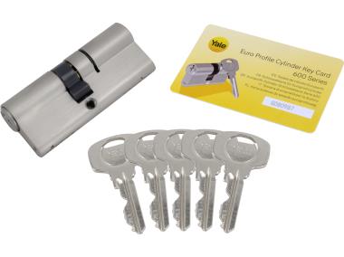 Zdjęcie: Wkładka Y600 30/50 satyna blister YALE
