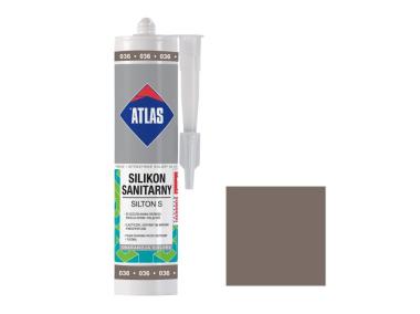 Zdjęcie: Silikon sanitarny Silton S ciemnoszary 280 ml ATLAS