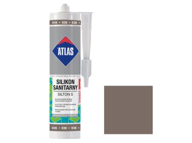Zdjęcie: Silikon sanitarny Silton S ciemnoszary 280 ml ATLAS