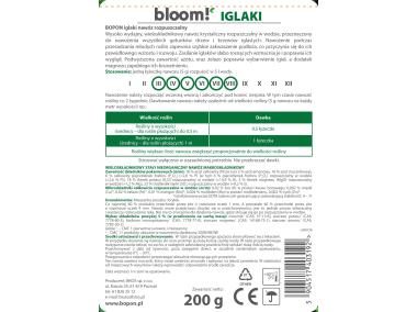 Zdjęcie: Nawóz rozpuszczalny do iglaków 200 g BOPON BLOOM!