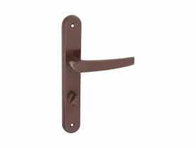 Klamka lak 72 WC brąz METRO