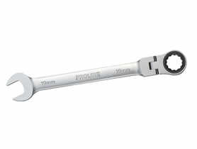 Klucz oczkowo-płaski z grzechotką i przegubem 12 mm CV PROLINE