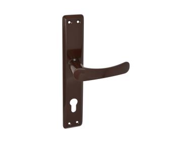 Zdjęcie: Klamka bramowa 90 WKL brąz METRO