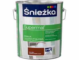 Emalia Supermal orzech średni RAL8002 10L ŚNIEŻKA