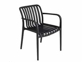 Krzesło ogrodowe Azzuro czarne OŁER