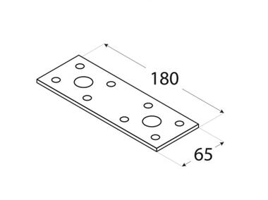 Zdjęcie: Łacznik płaski 18x6,5 cm LP5 DMX