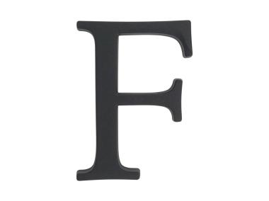 Zdjęcie: Litera aluminiowa "F" 105 mm grafit METRO