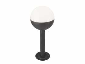 Lampa zewnętrzna stojąca Ulsa niska 50 cm E27 czarna POLUX