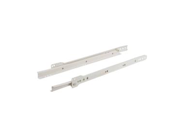 Zdjęcie: Prowadnica rolkowa biała 450 mm, 2 sztuki METRO