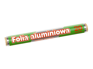 Zdjęcie: Folia aluminiowa niełamliwa żaroodporna 20 m GROSIK