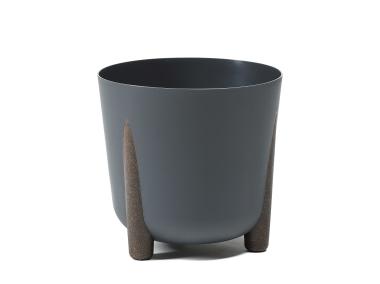 Zdjęcie: Donica Frida 180 mm Eco recycled, antracyt LAMELA