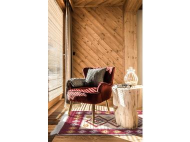 Zdjęcie: Dywan Kilim 60x120 cm bordo romby MULTI-DECOR