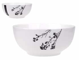 Miseczka Misty black 750 ml z porcelany New Bone 91441 RAVI