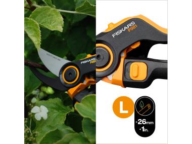 Zdjęcie: Sekator ogrodowy nożycowy DualAction P981 jednoręczny X-Series FISKARS