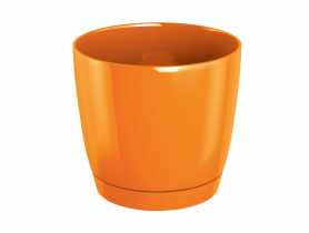 Doniczka Coubi pomarańczowy 18 cm PROSPERPLAST