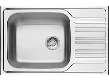 Zdjęcie: Zlewozmywak Xylo satyna 1K Z/KO 780x500x180, 3,5" + osprzęt DEANTE