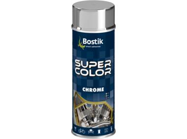 Zdjęcie: Lakier akrylowy z efektem chromu Super Color Chrome, chrom srebrny 400 ml BOSTIK