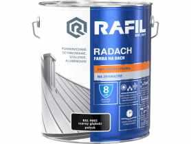 Farba na dach Radach czarny RAL9005 10L RAFIL