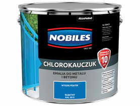 Farba emalia chlorokauczukowa 10 L błękitny NOBILES