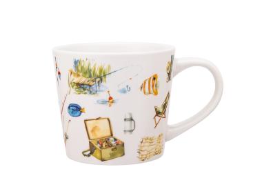 Zdjęcie: Kubek stożek 400 ml dekoracja wędkarz ALTOM DESIGN