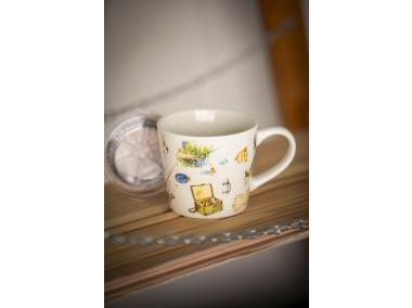 Zdjęcie: Kubek stożek 400 ml dekoracja wędkarz ALTOM DESIGN