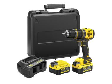 Zdjęcie: Wkrętarka udarowa 20V BL 13 mm HDD 2x4.0 Ah STANLEY FATMAX