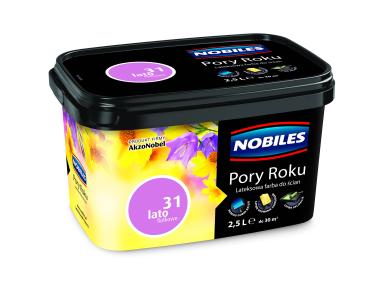 Zdjęcie: Farba lateksowa Pory Roku 2,5 L lato fiołkowe NOBILES