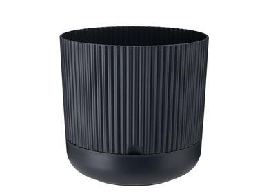 Zdjęcie: Doniczka z podstawką Nostalgia 16 cm 29402 antracyt VERDENIA