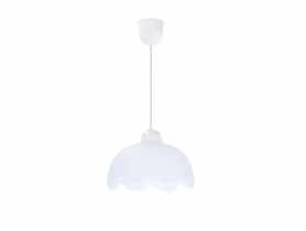 Lampa wisząca Bratek 18 1x60W E27 klosz biały CANDELLUX