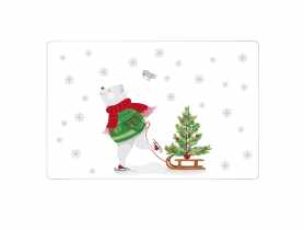Mata stołowa Christmas Bear 28x43 cm ALTOMDESIGN