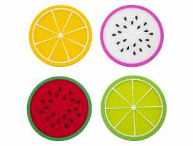 Komplet podkładek Tropicana pod kubek średnica 9 cm mix wzorów ALTOM DESIGN