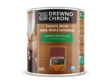 Zdjęcie: Lakierobejca 2w1 kasztan 0,8 L DEREWNOCHRON