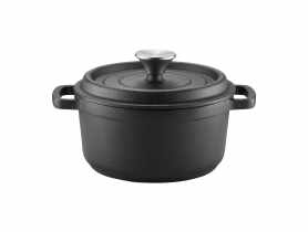Garnek żeliwny z pokrywką Iron 24 cm AMBITION