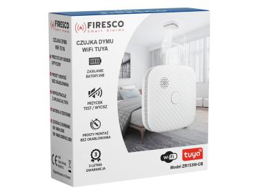 Zdjęcie: Czujnik dymu WiFi bateryjny ZR153SW-CB FIRESCO